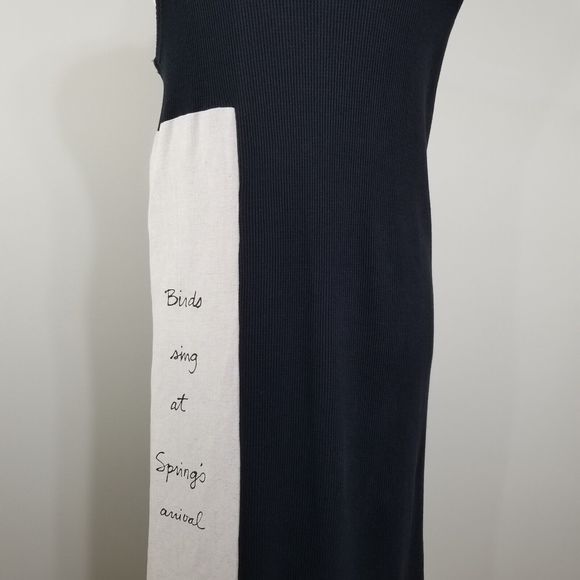 Weno NY Women's Dress Size XL Sleeveless Knit Shift USA Vintage Maxi 80s 90s - Picture 11 of 13